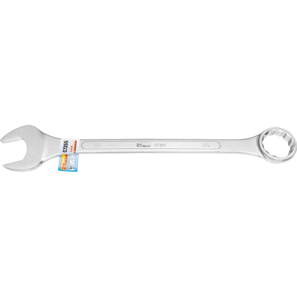 Single combination spanner, 55 mm