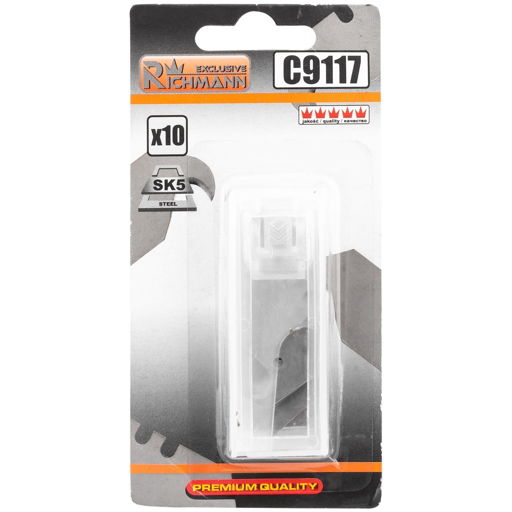 Ielocīts trapecveida asmens "Richmann" 10 gab.