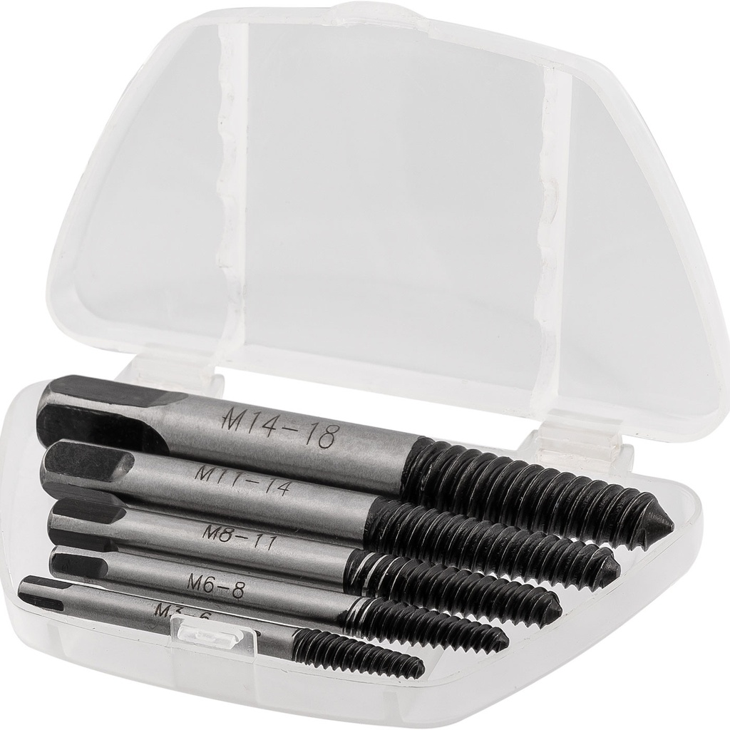 Murdunud poltide eemaldamise komplekt, M3-M18