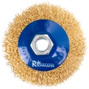 BEVEL BRUSH - CRIMPED WIRE 100MM