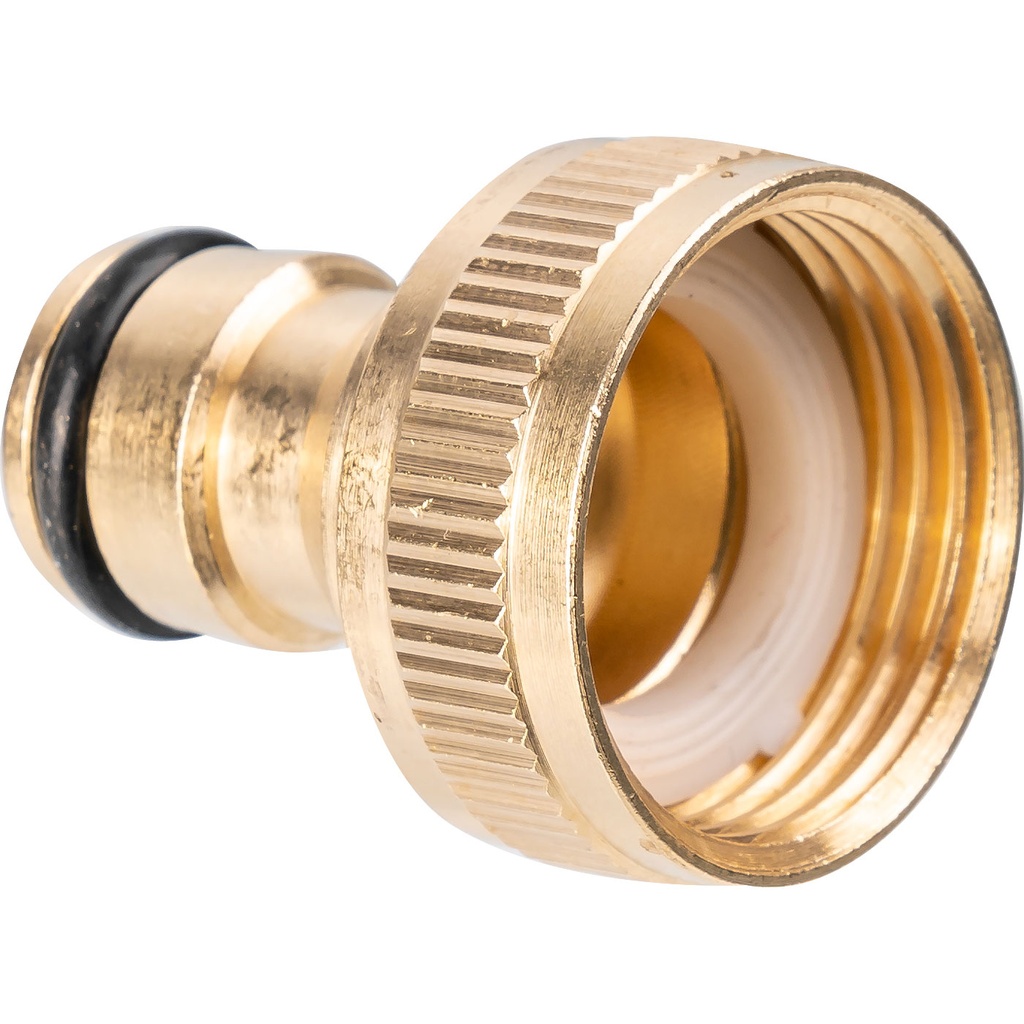 Messingist adapter sisekeermega 3/4"
