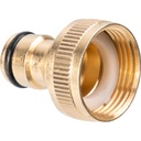 Messingist adapter sisekeermega 3/4"