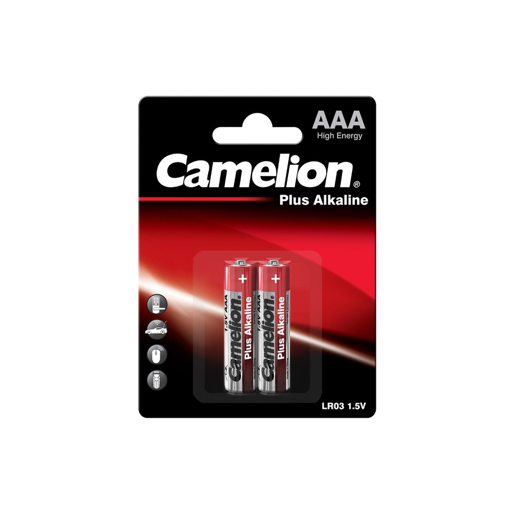 Elements alkaline, LR03-BP2, AAA, CAMELION, 2 pcs.