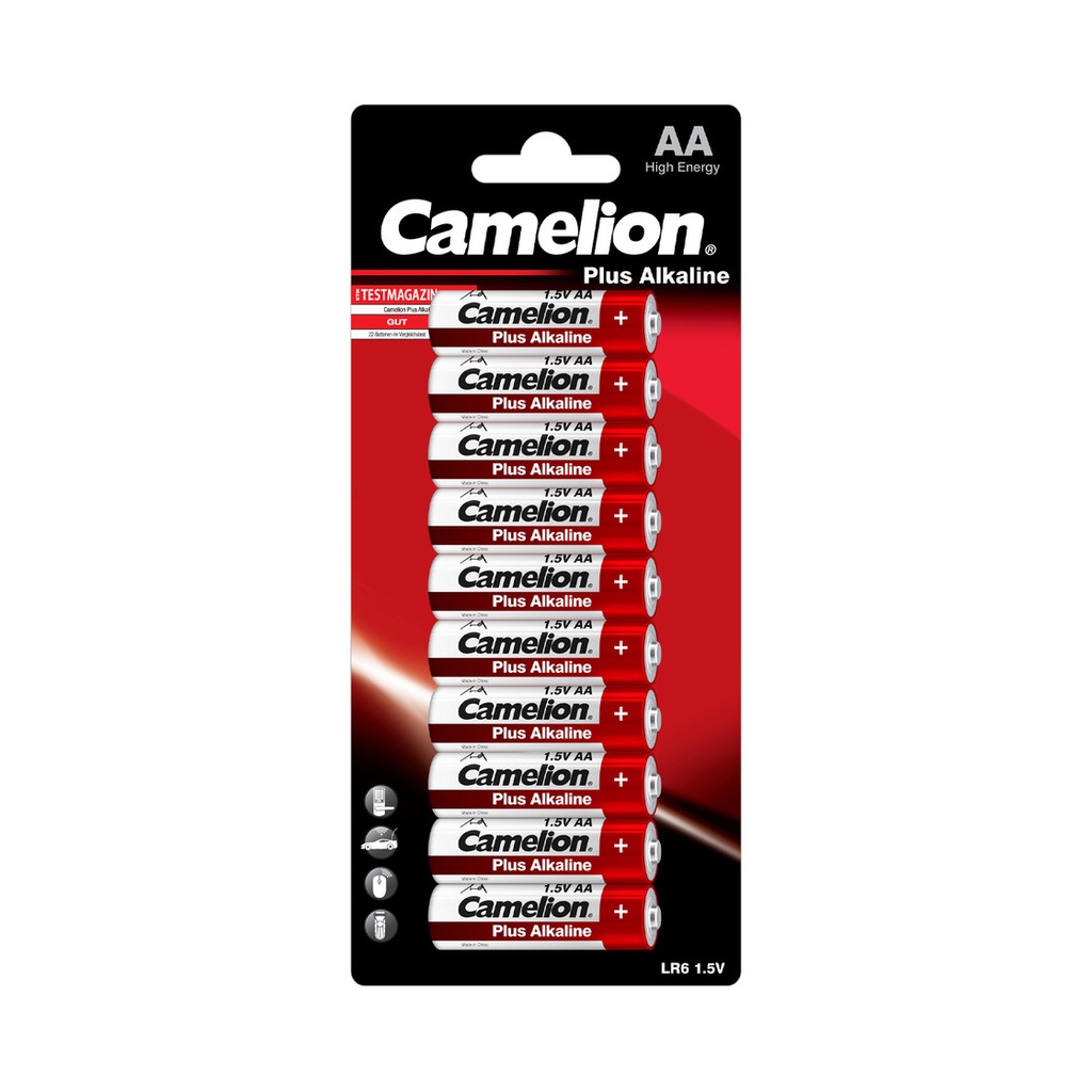 Elementi Alkaline, AA, LR06-SP10, CAMELION, 10 gab.