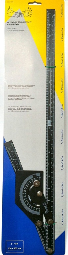 Angle with protractor