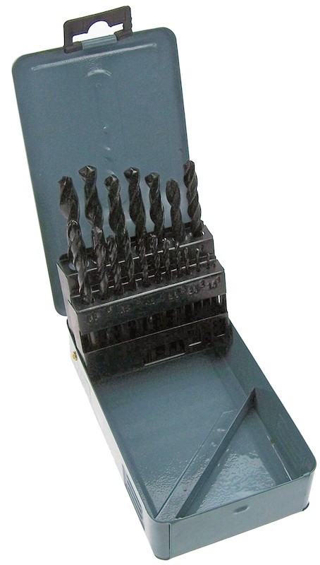 Metal drill bits: 1,0-10,0 mm, 19 pcs