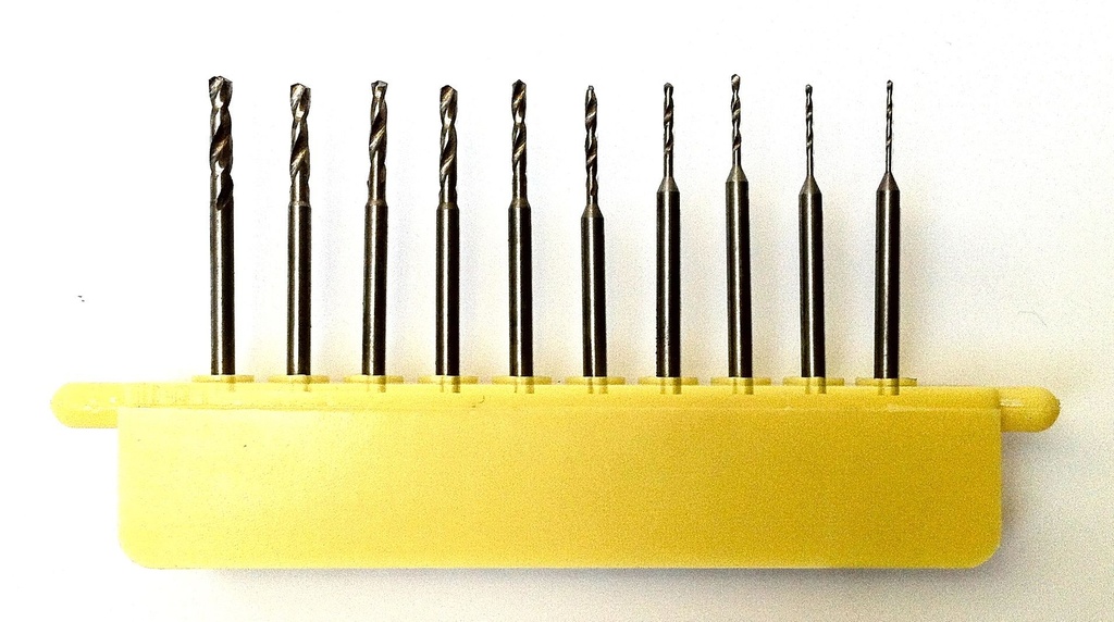 Mini drills: 0,6-2,3 mm 10 pcs