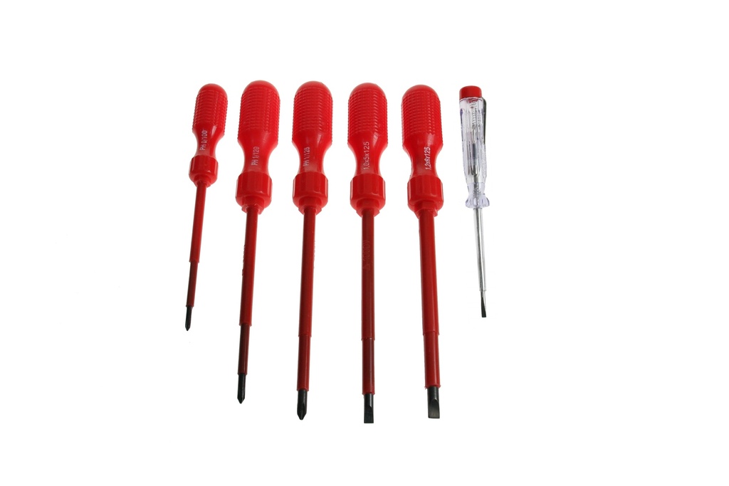 Insulated srewdriver 1000V with tester