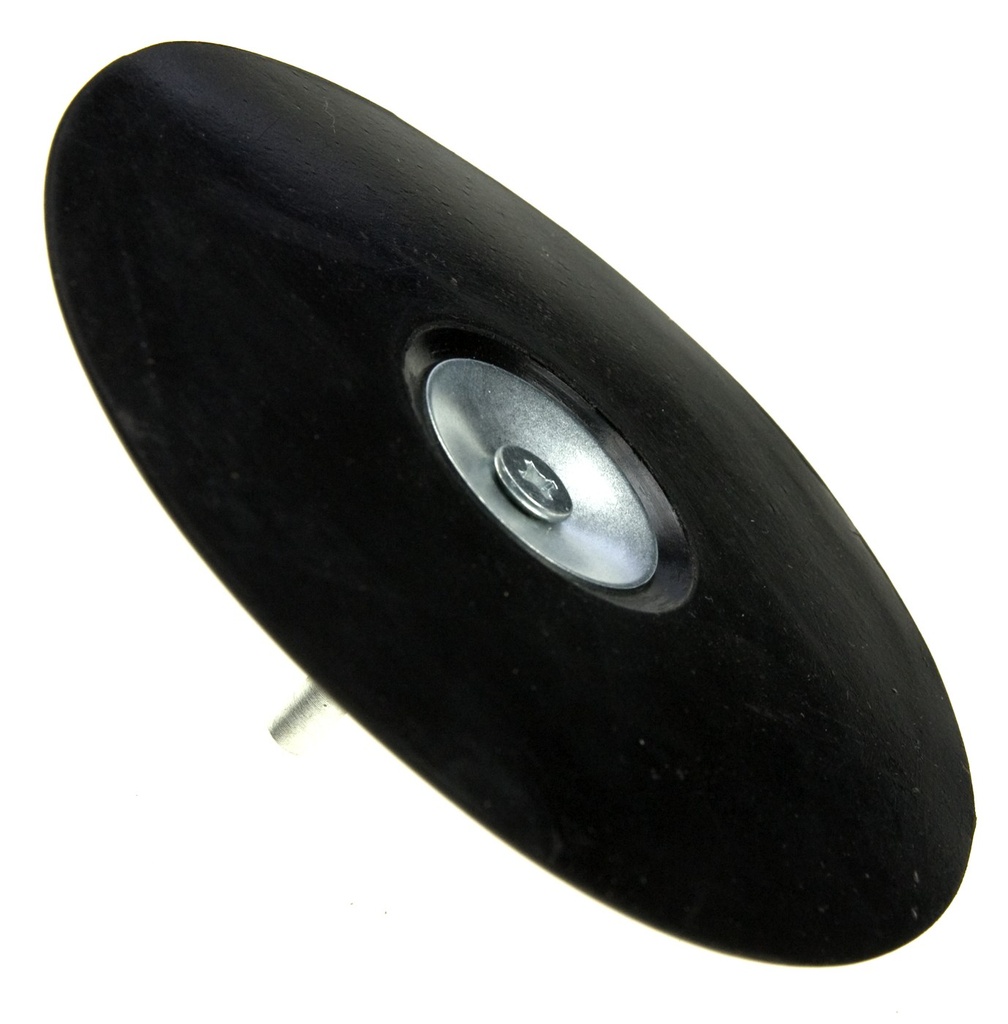 Lihvimisalus plastist varrega, 125 mm.