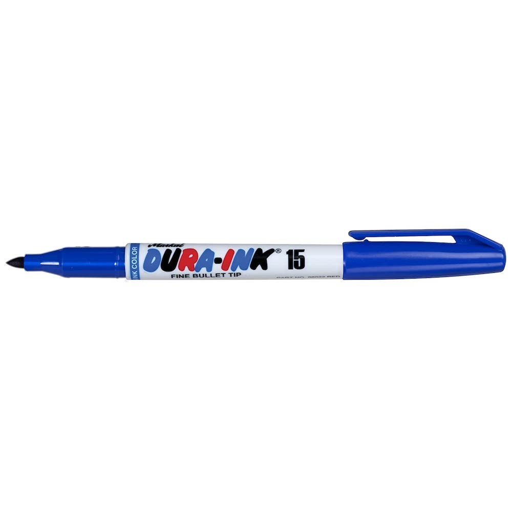 Marker DURA-INK15, bleu, fine 1 mm