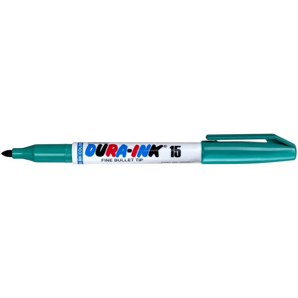 Marker DURA-INK15, green, fine 1 mm