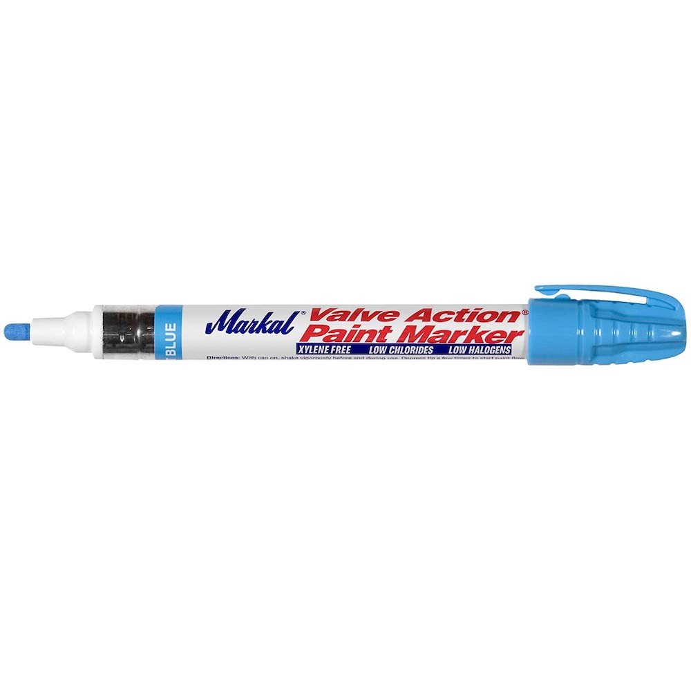 Markal valve action invisible blue