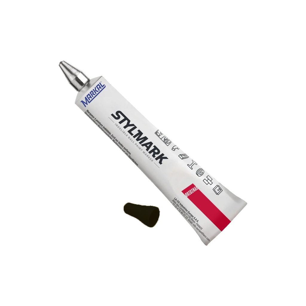 Stylmark tube 6 mm marker black