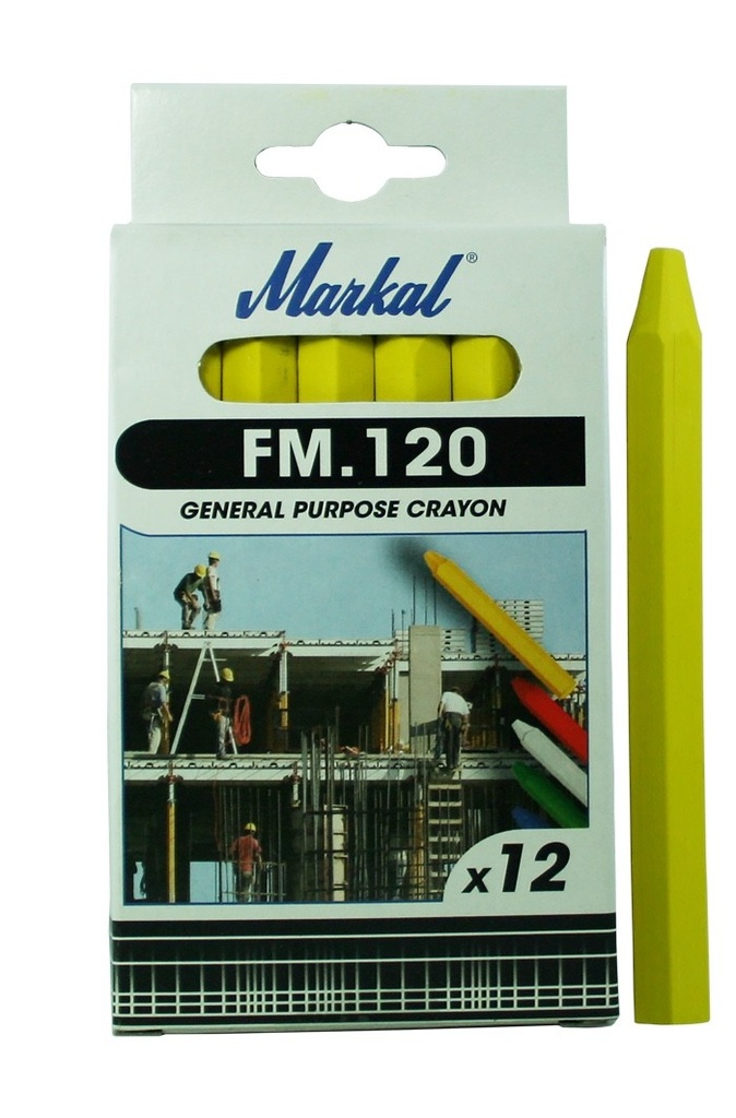 Markal vahakriidid FM120, kollane