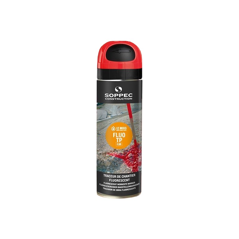 Track Marker Sarkanās marķēšanas krāsas, Soppec 500ml