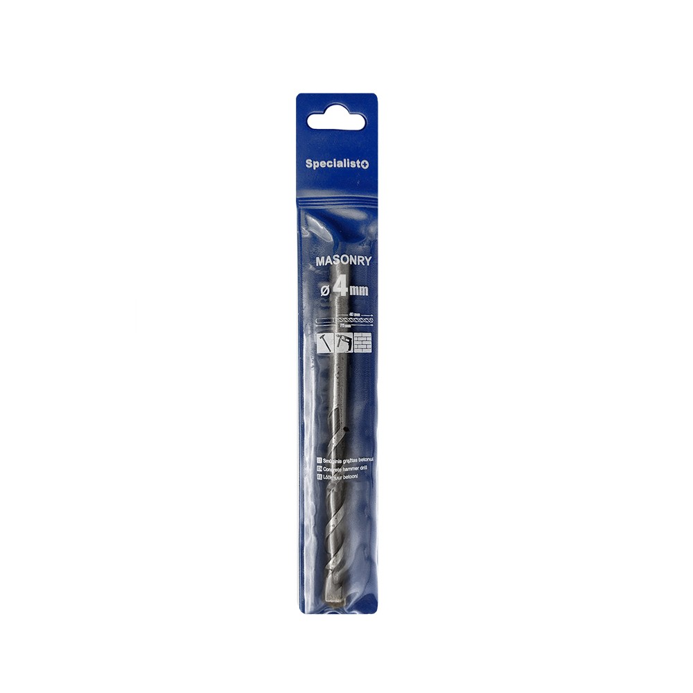SPECIALIST+ masonry drill bit, 4x40/75 mm