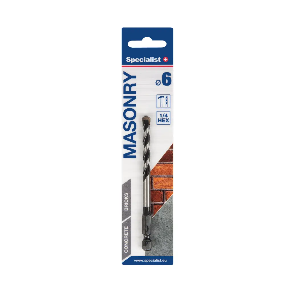 SPECIALIST+ masonry drill bit, 6x50/100 mm