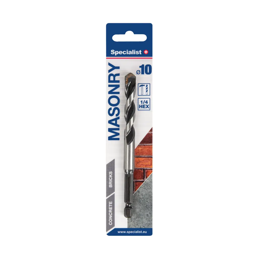 SPECIALIST+ masonry drill bit, 10x60/120 mm