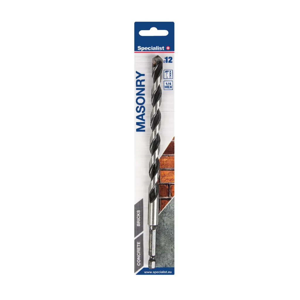 SPECIALIST+ masonry drill bit, 12x140/200 mm