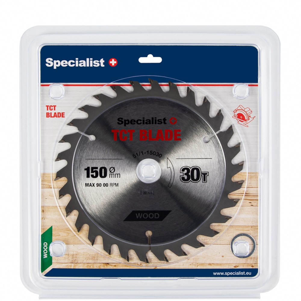 SPECIALIST+ griešanas disks, 150 x 30T x 20/16 mm