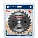 SPECIALIST+ TCT blade, 165x24Tx30/20/16 mm