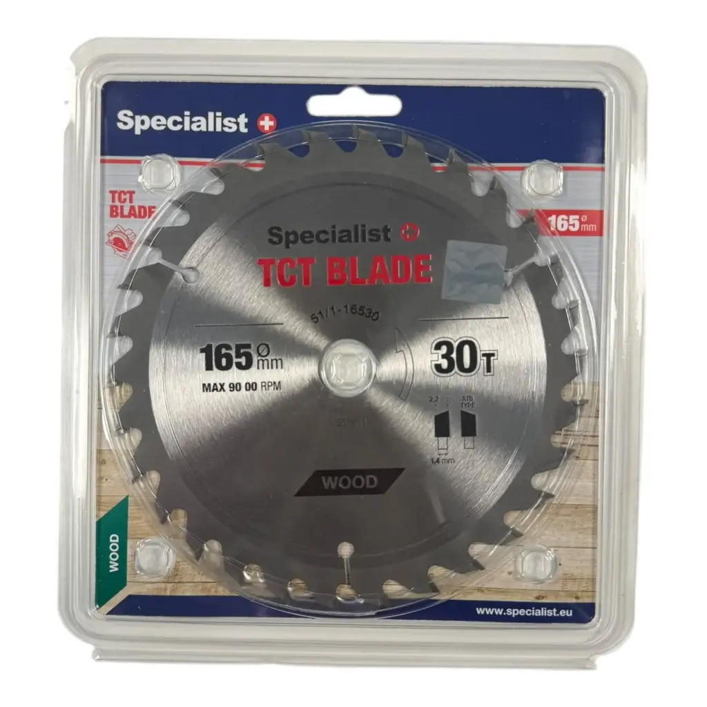 SPECIALIST+ TCT blade, 165x30Tx20/16 mm