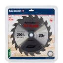 SPECIALIST+ saeketas, 200x20Tx32/30/20/16 mm