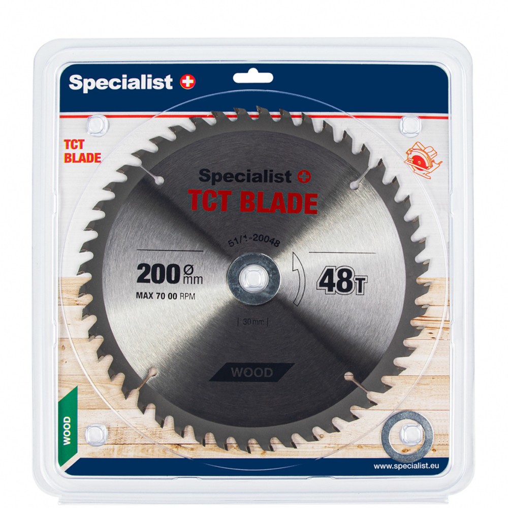 SPECIALIST+ saeketas, 200x48Tx30/20/16 mm