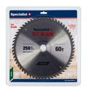 SPECIALIST+ TCT blade, 250x60Tx30/20 mm