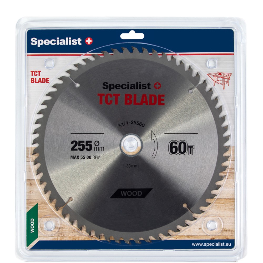 SPECIALIST+ TCT blade, 255x60Tx30/25.4 mm