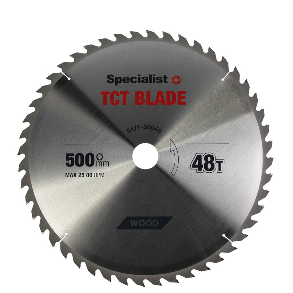 SPECIALIST+ TCT blade, 500x48Tx50 mm