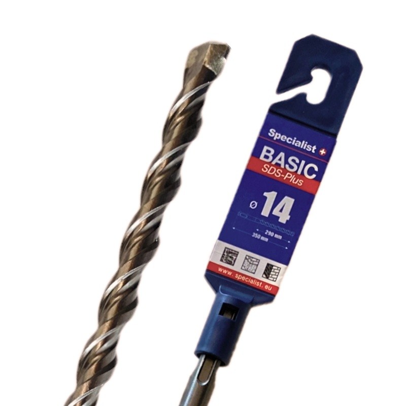 SPECIALIST+ SDS+ hammer drill bit BASIC, 14x290/350 mm