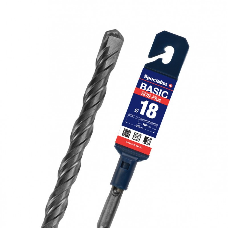 SPECIALIST+ SDS+ hammer drill bit BASIC, 18x150/210 mm