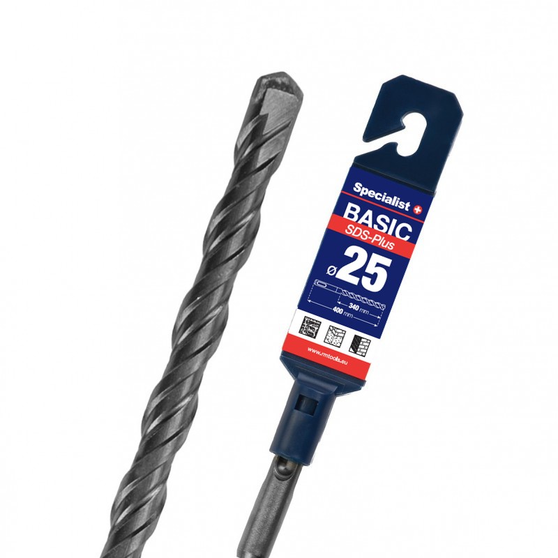 SPECIALIST+ SDS+ hammer drill bit BASIC, 25x340/400 mm
