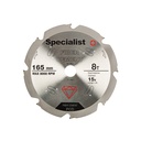 SPECIALIST+ lõikeketas kiudtsemendile, 8T 165 x 20 mm
