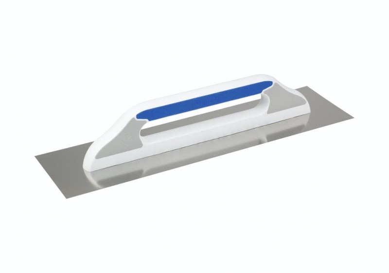 Stainless steel grout float with a three- components handle 130x480 mm