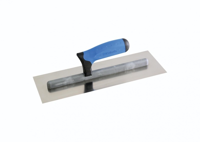 Stainless steel grout float with a two-c