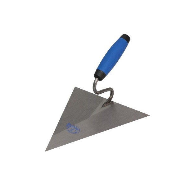 Steel triangular trowel
