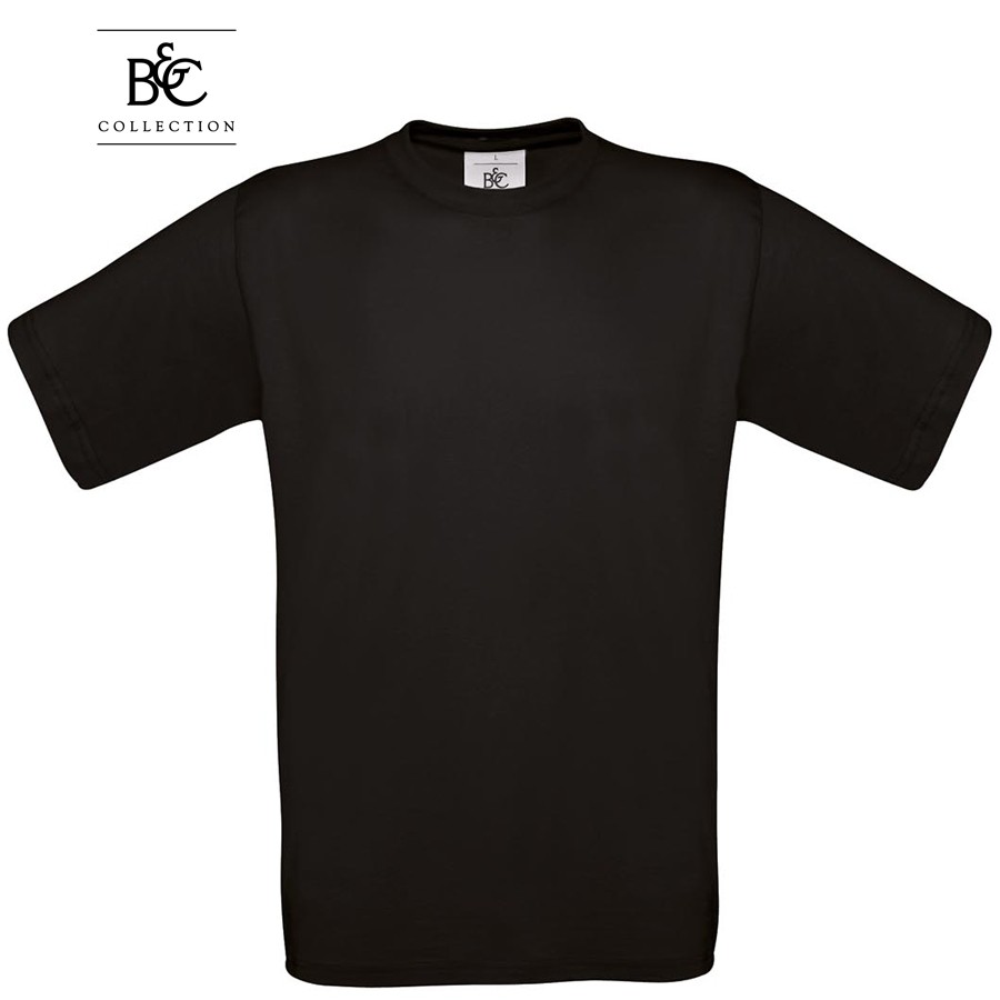 Marškinėliai B&C EXACT, juoda M