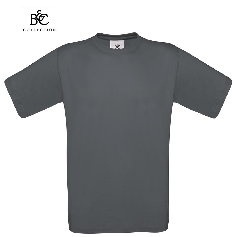 Marškinėliai B&C EXACT, pilki XL