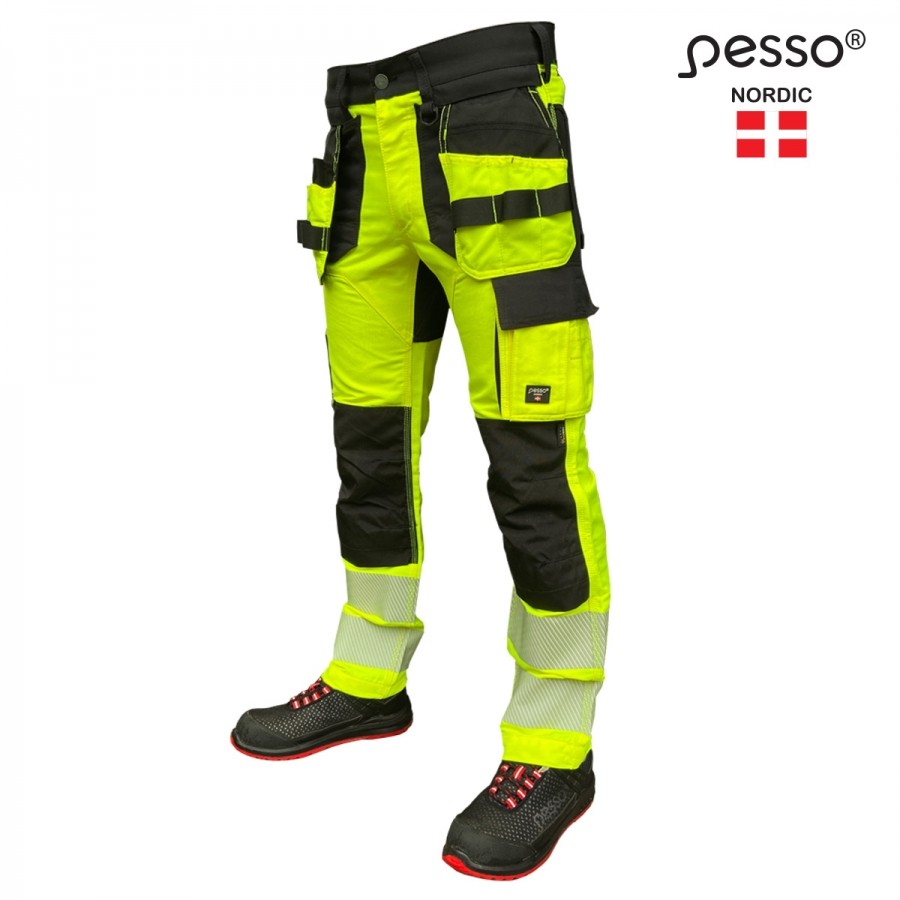 Workwear trousers Uranus Flexpro 135, HI-VIS yellow C48