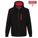 The classic zip through hoodie Pesso Portland, black M