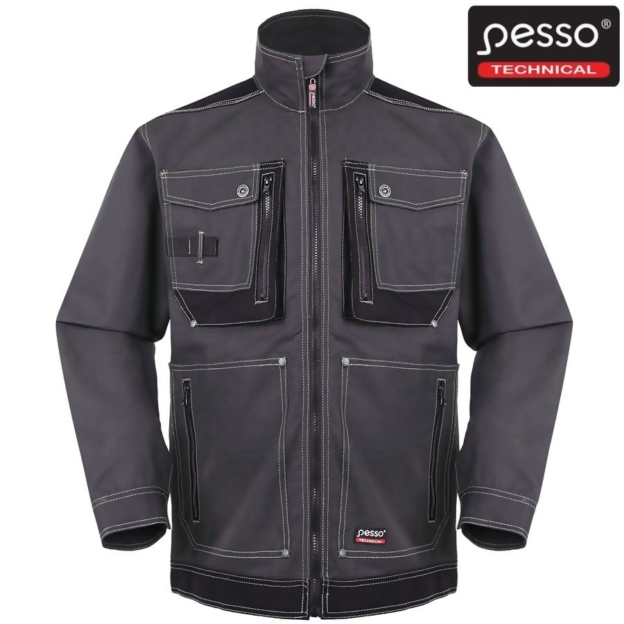 Workwear jacket Pesso Stretch, grey XL