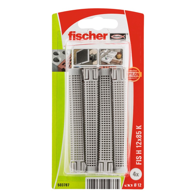 CHEM. ANCHOR. MESH FIS H 12X85 K, 4 PCS.