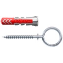 Kahekomponentne tüübel silmuskruviga 6x30 mm, 4 tk