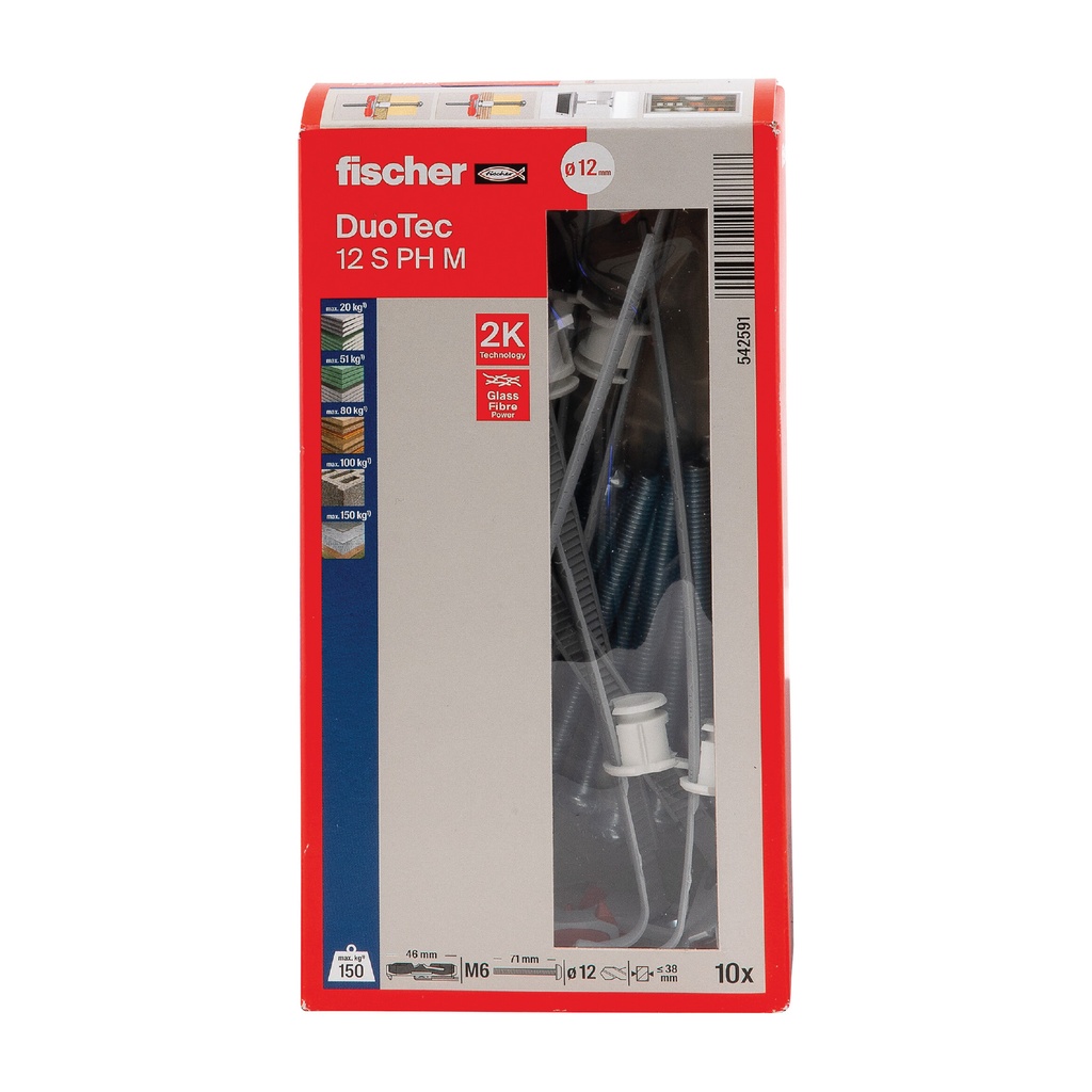 DUOTEC 12 S PH M TOGGLE FIXING