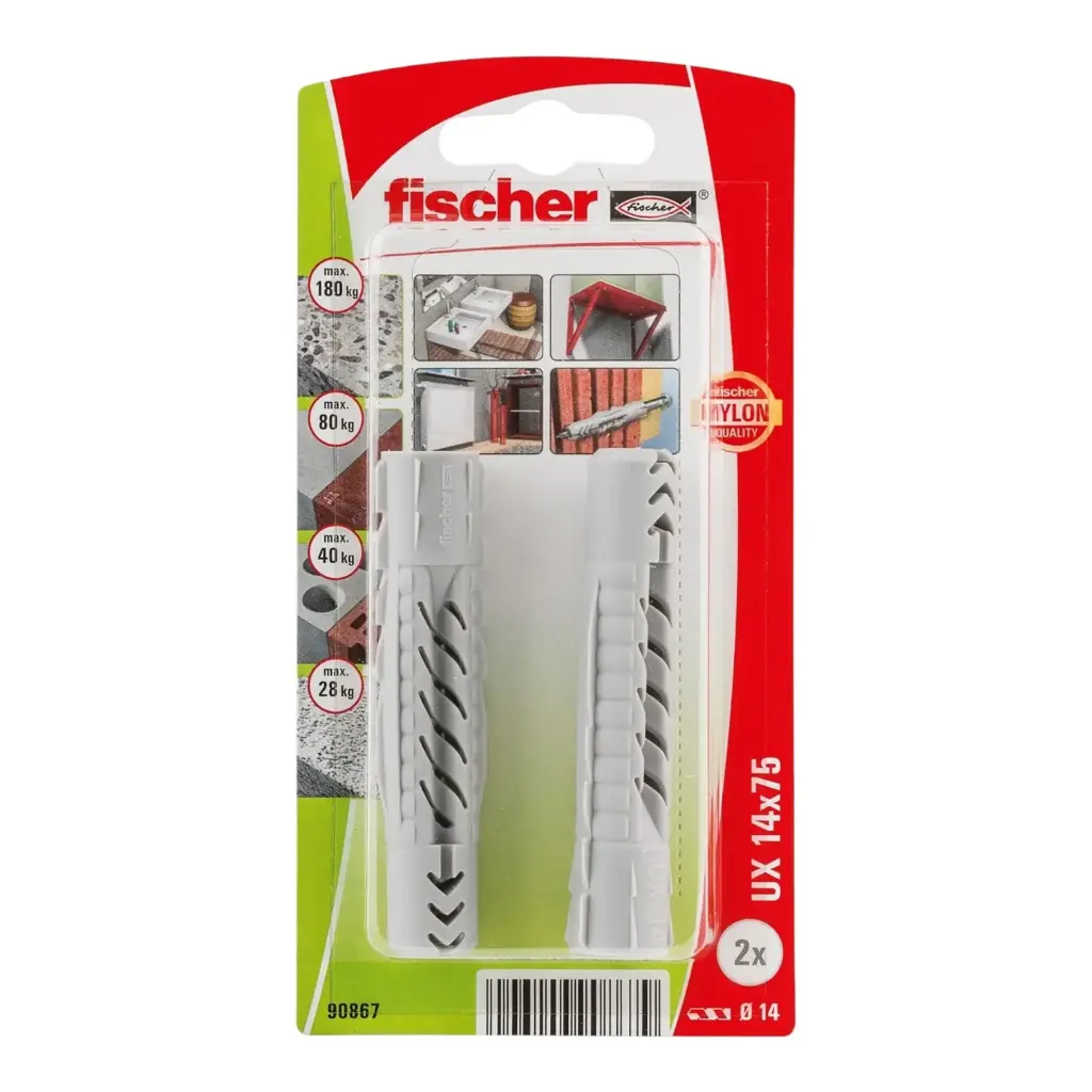 Universaalne tüübel UX 14x75 mm, 2 tk