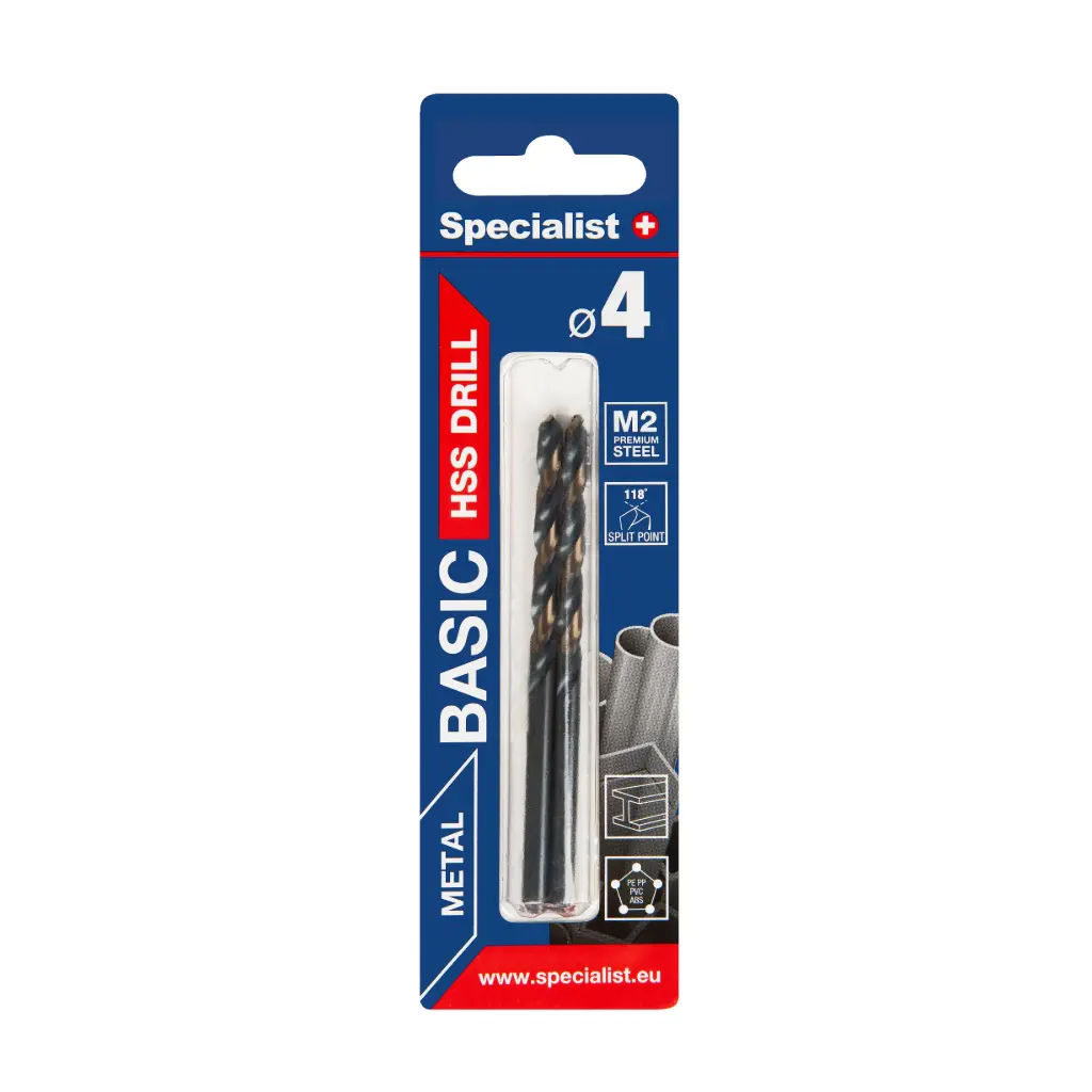 SPECIALIST+ metallipuur BASIC, 4 mm, 2 tk