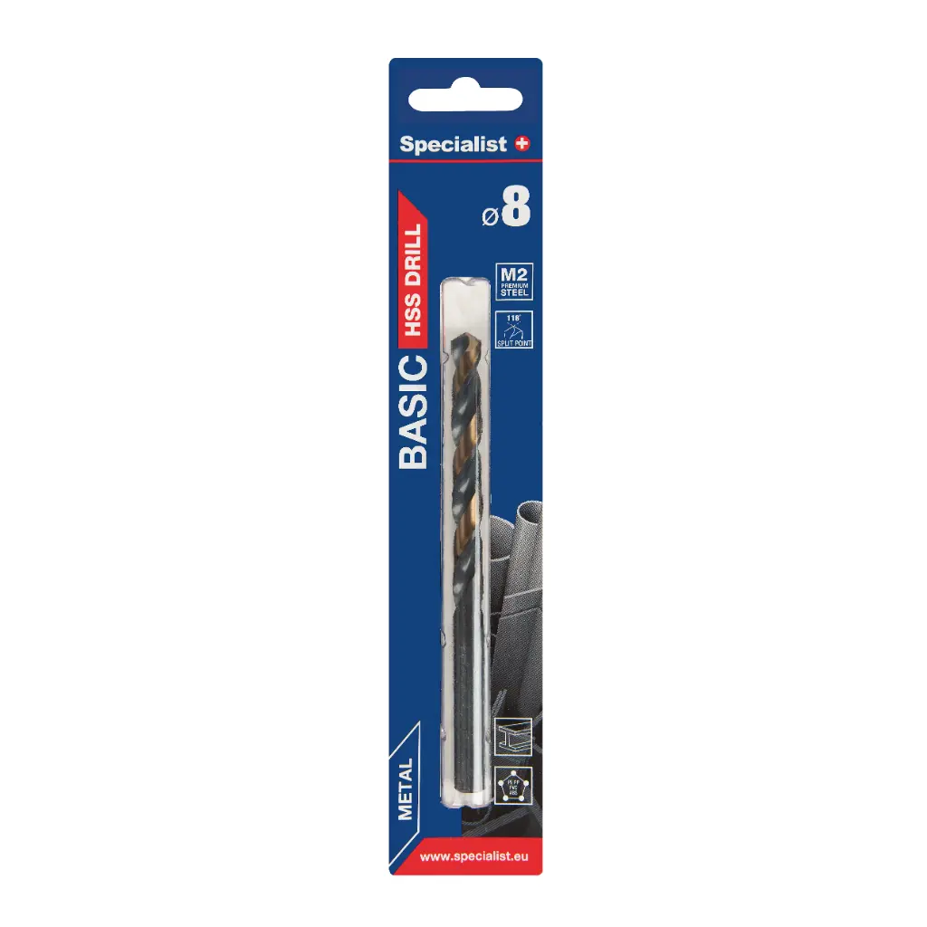 SPECIALIST+ metallipuur BASIC, 8 mm