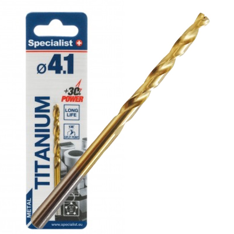 SPECIALIST+ drill bit TITAN, 4.1 mm